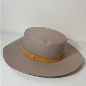 GIGI PIP Tan Hat with Gold Band
